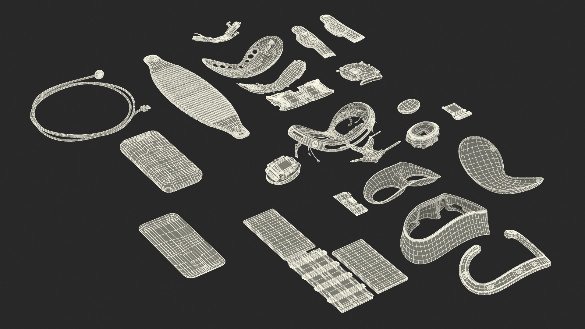 3D model Apple Vision Pro Teardown
