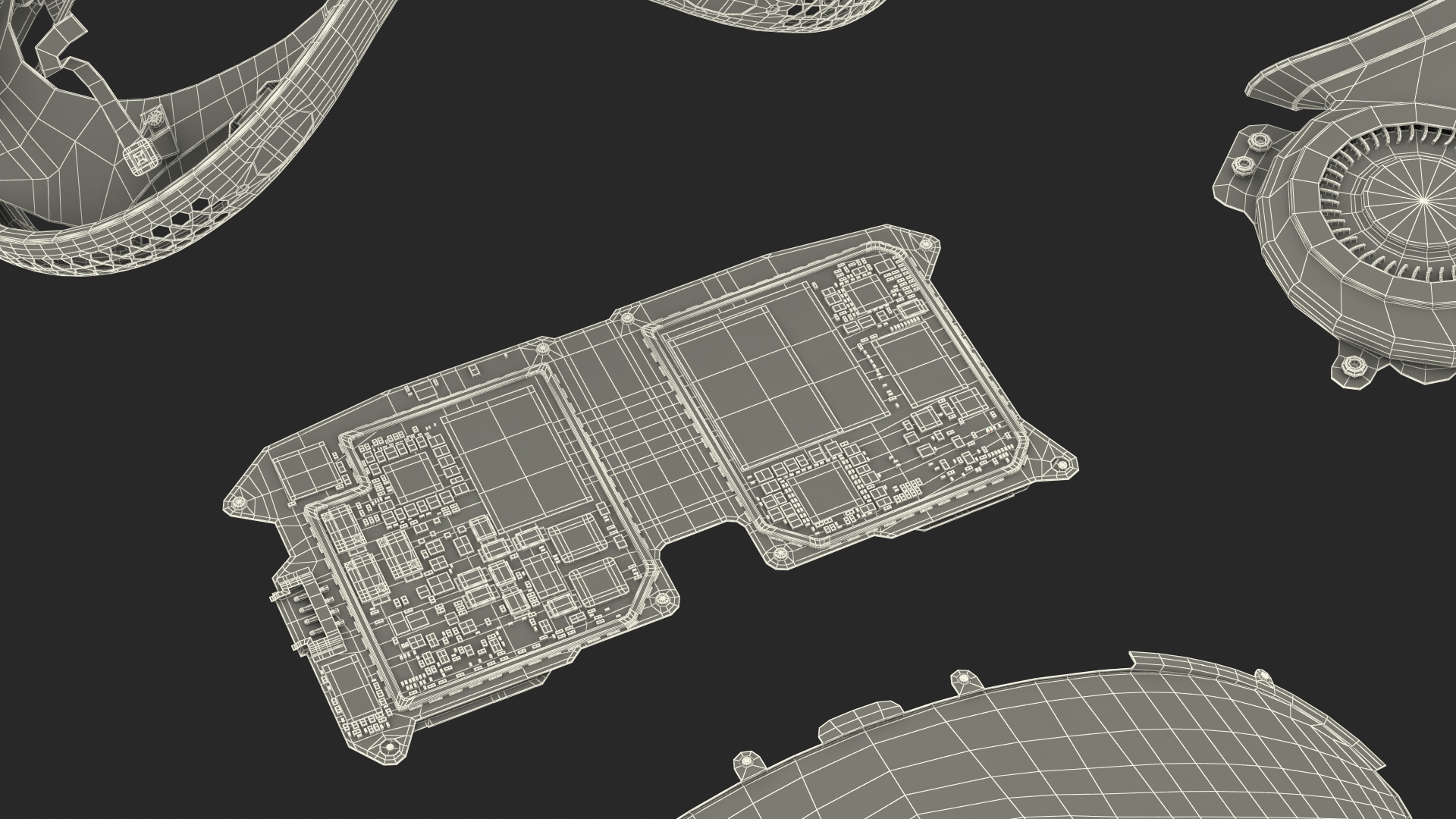3D model Apple Vision Pro Teardown