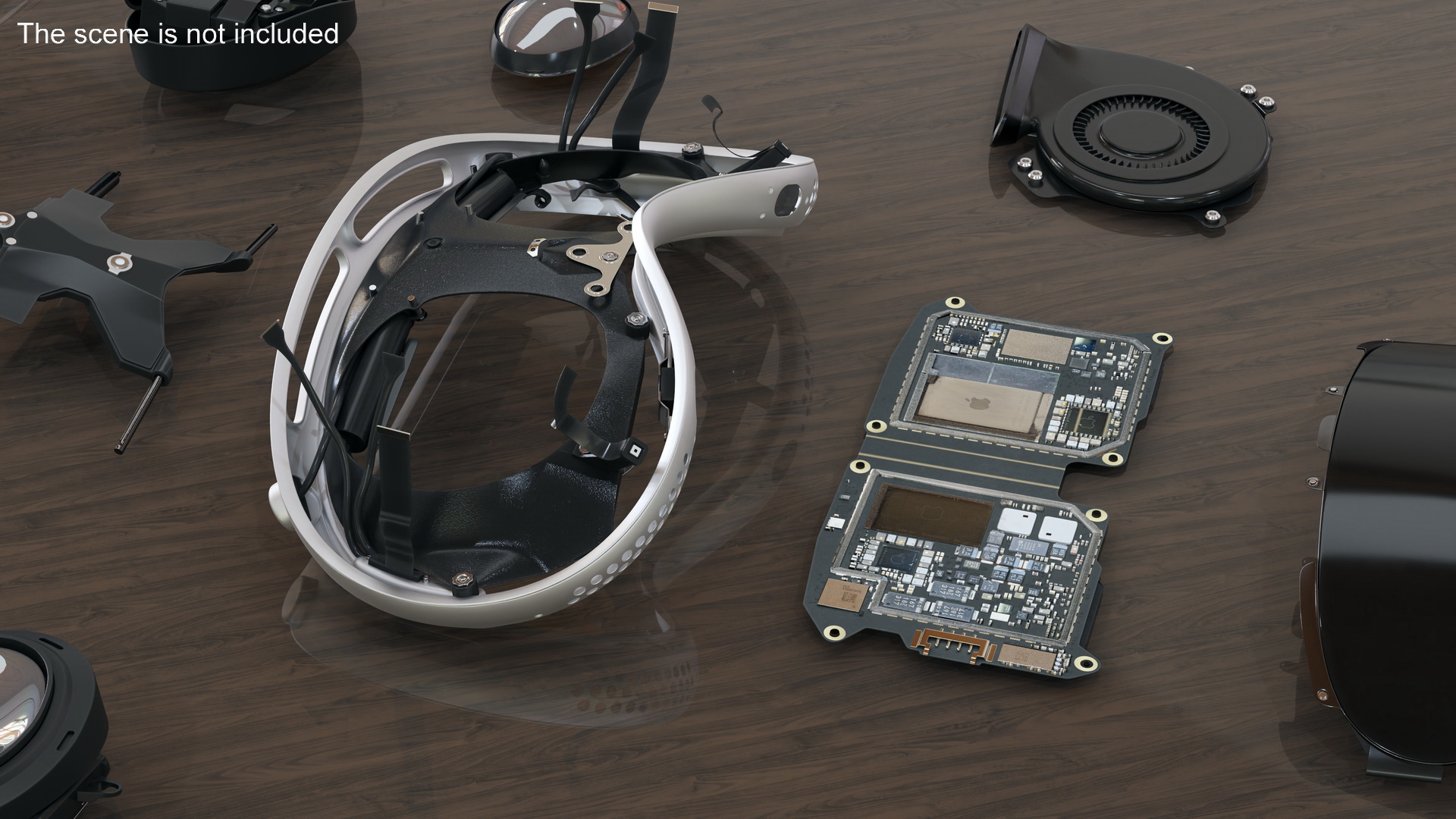 3D model Apple Vision Pro Teardown