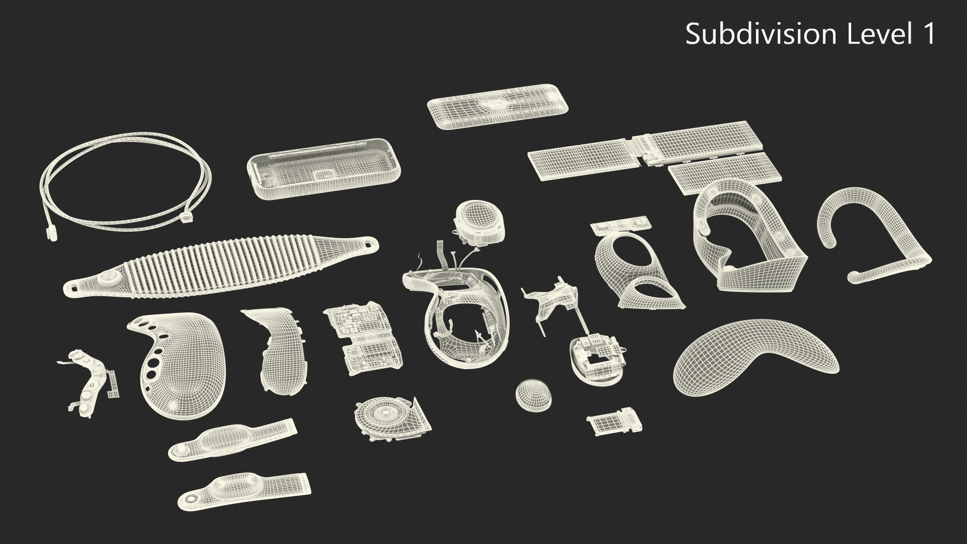 3D model Apple Vision Pro Teardown