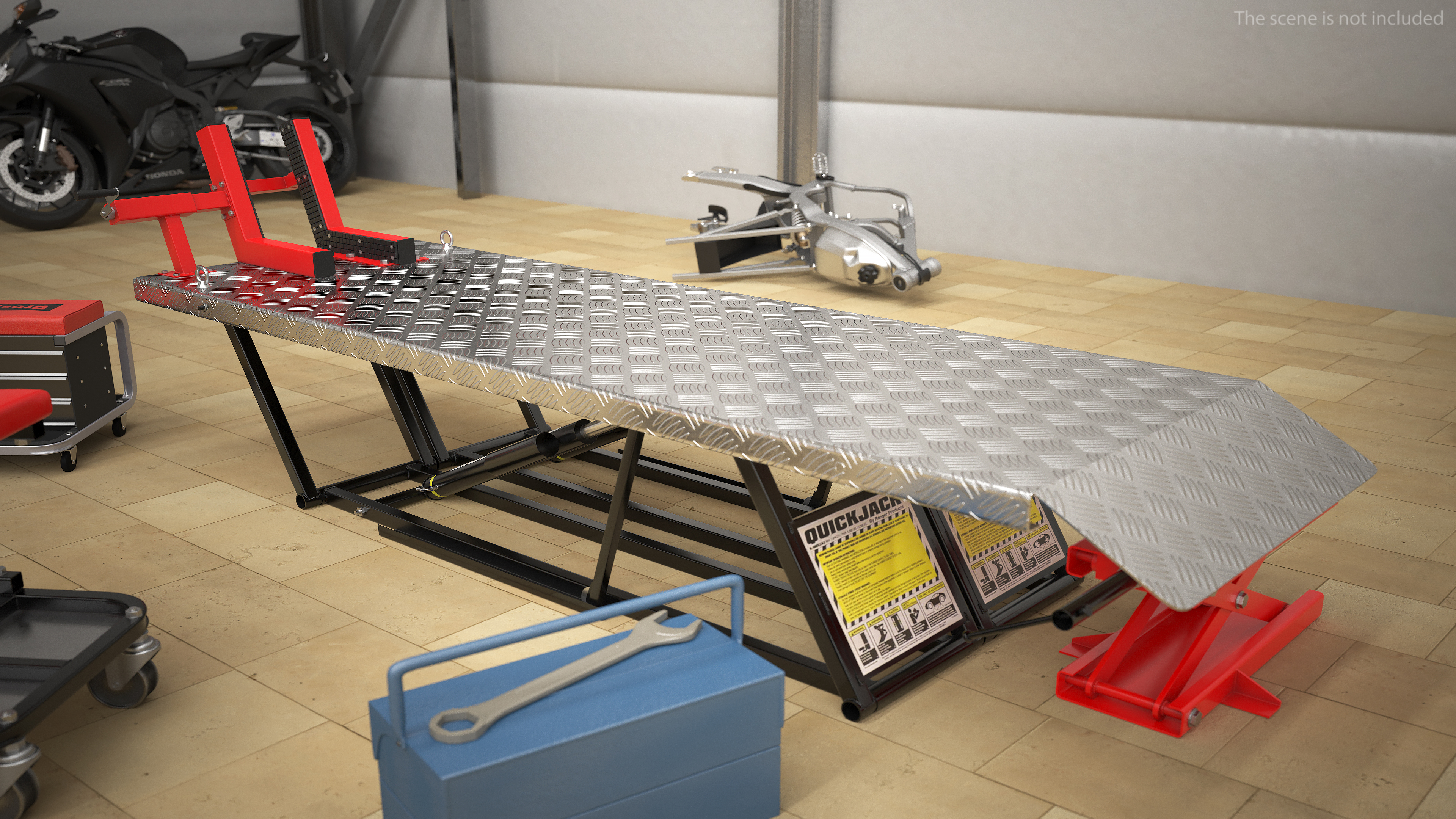 3D model QuickJack Portable Lift Rigged