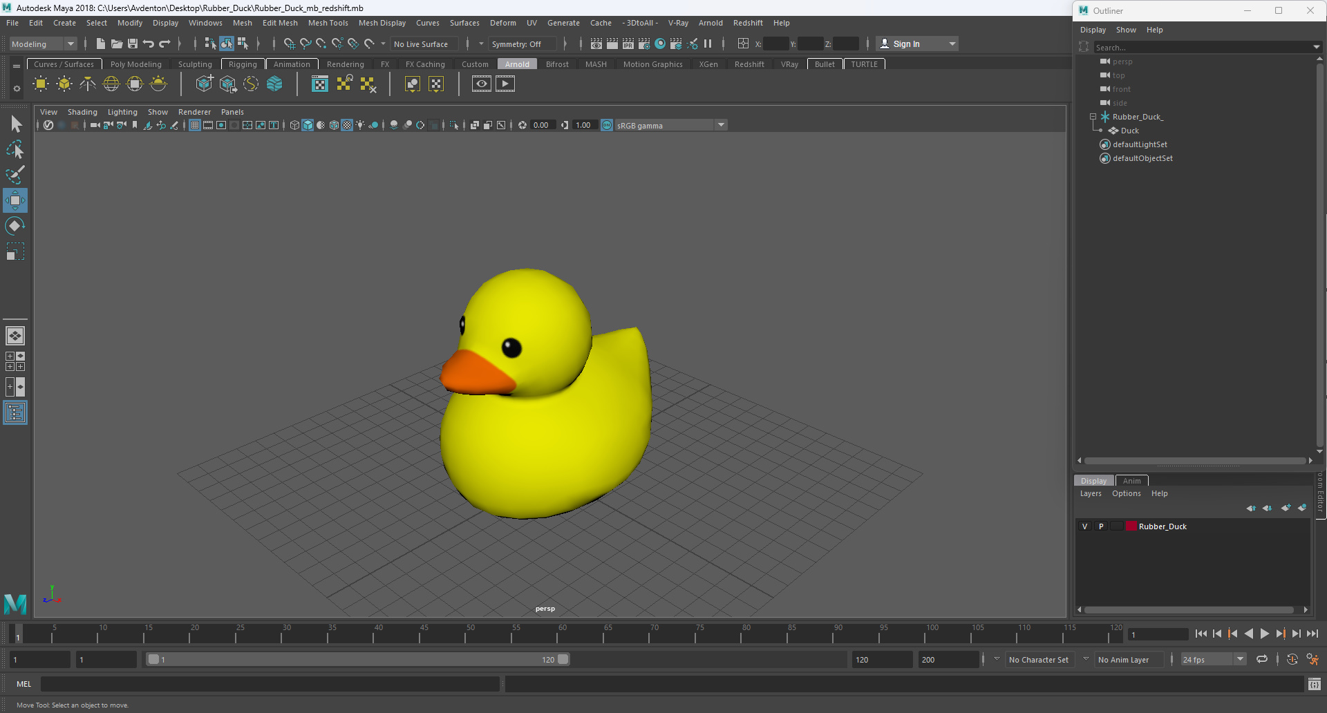 3D Rubber Duck