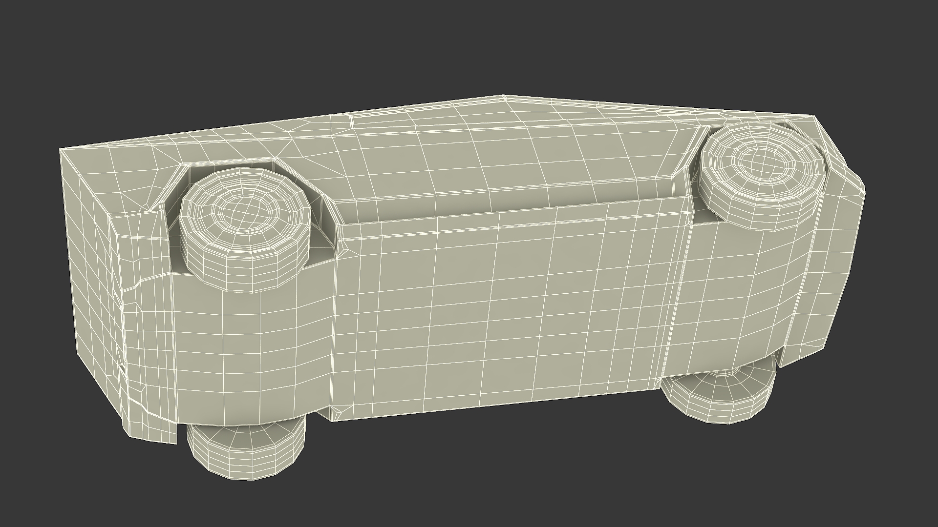 3D Cartoon Tesla Cybertruck Rigged