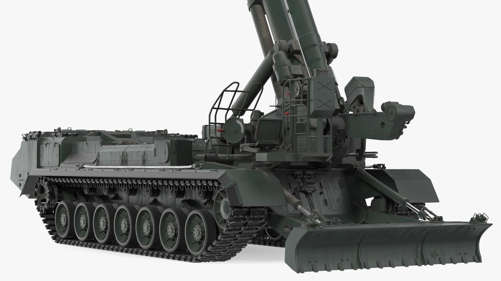 3D model 2S7 Pion Heavy Artillery Armed Position Clean