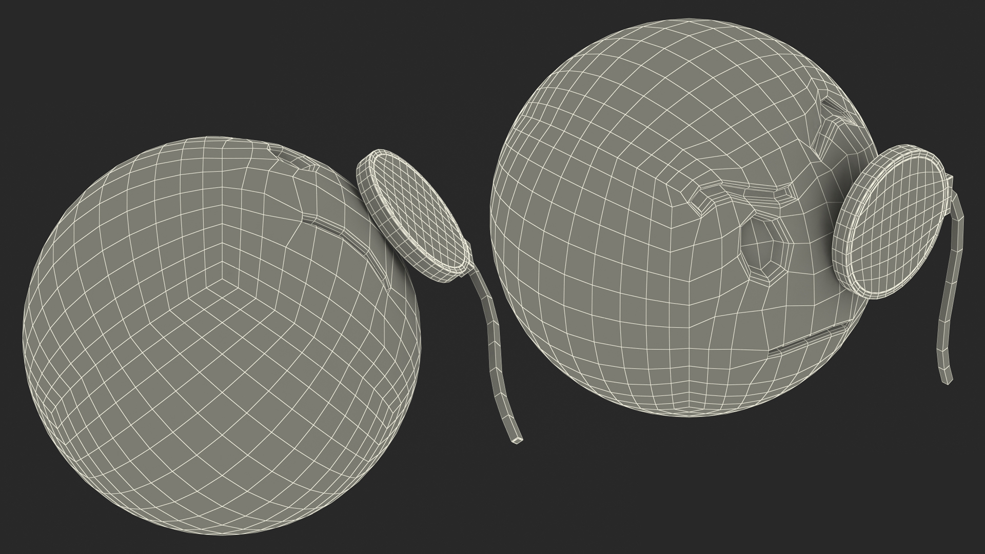 3D Face with Monocle Emoji model