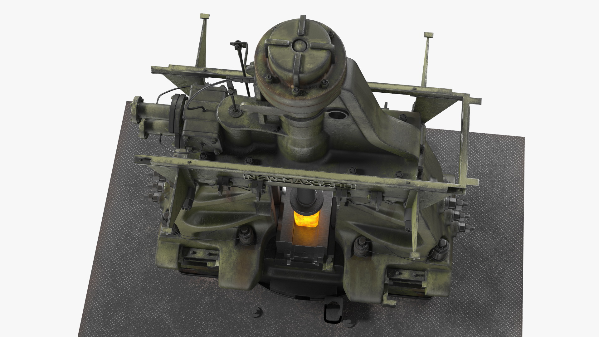 3D Pneumatic Forging Hammer Machine Old