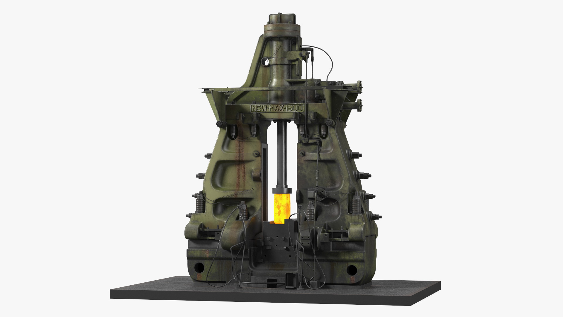 3D Pneumatic Forging Hammer Machine Old