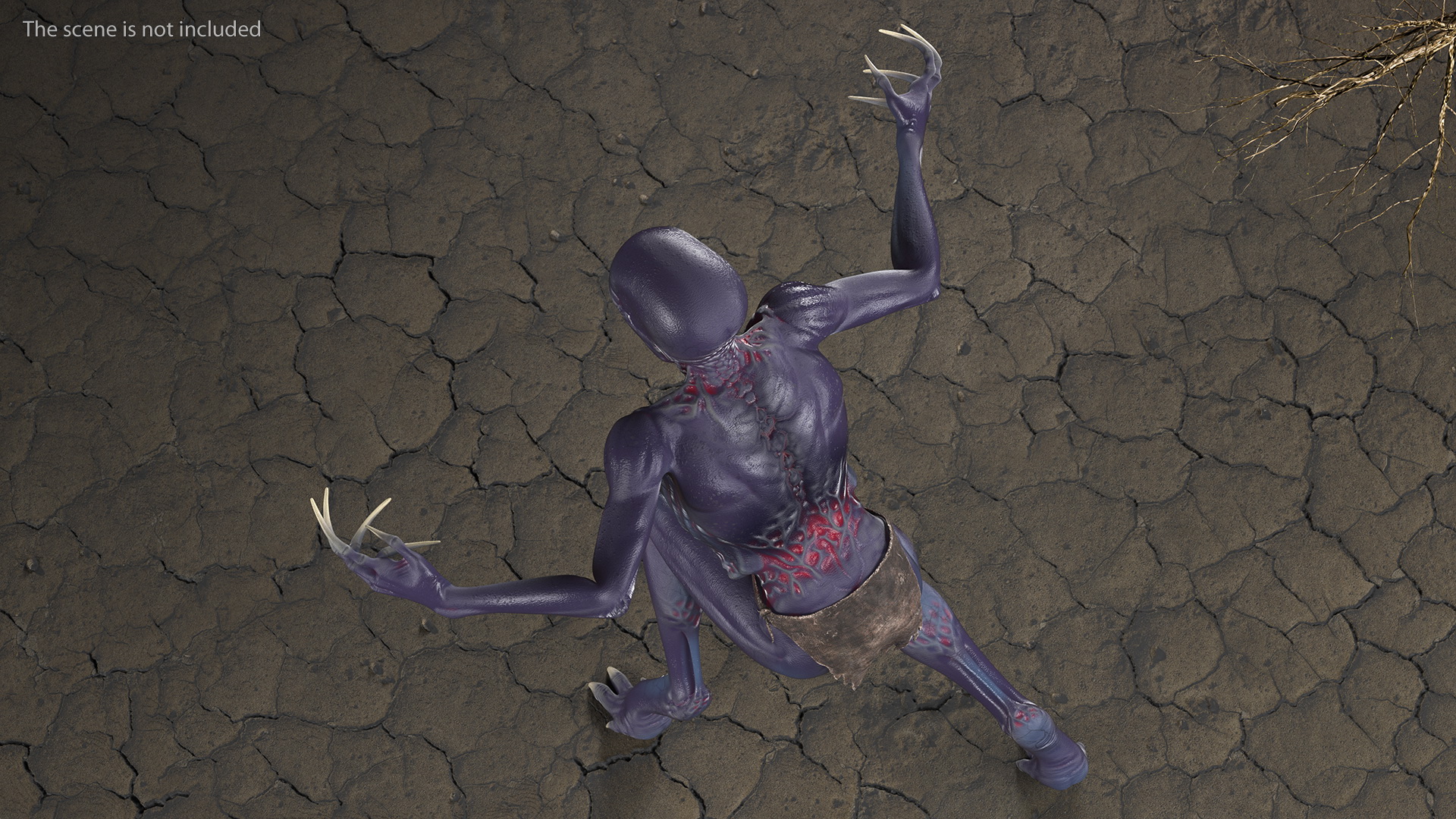 3D Scary Creature Attack