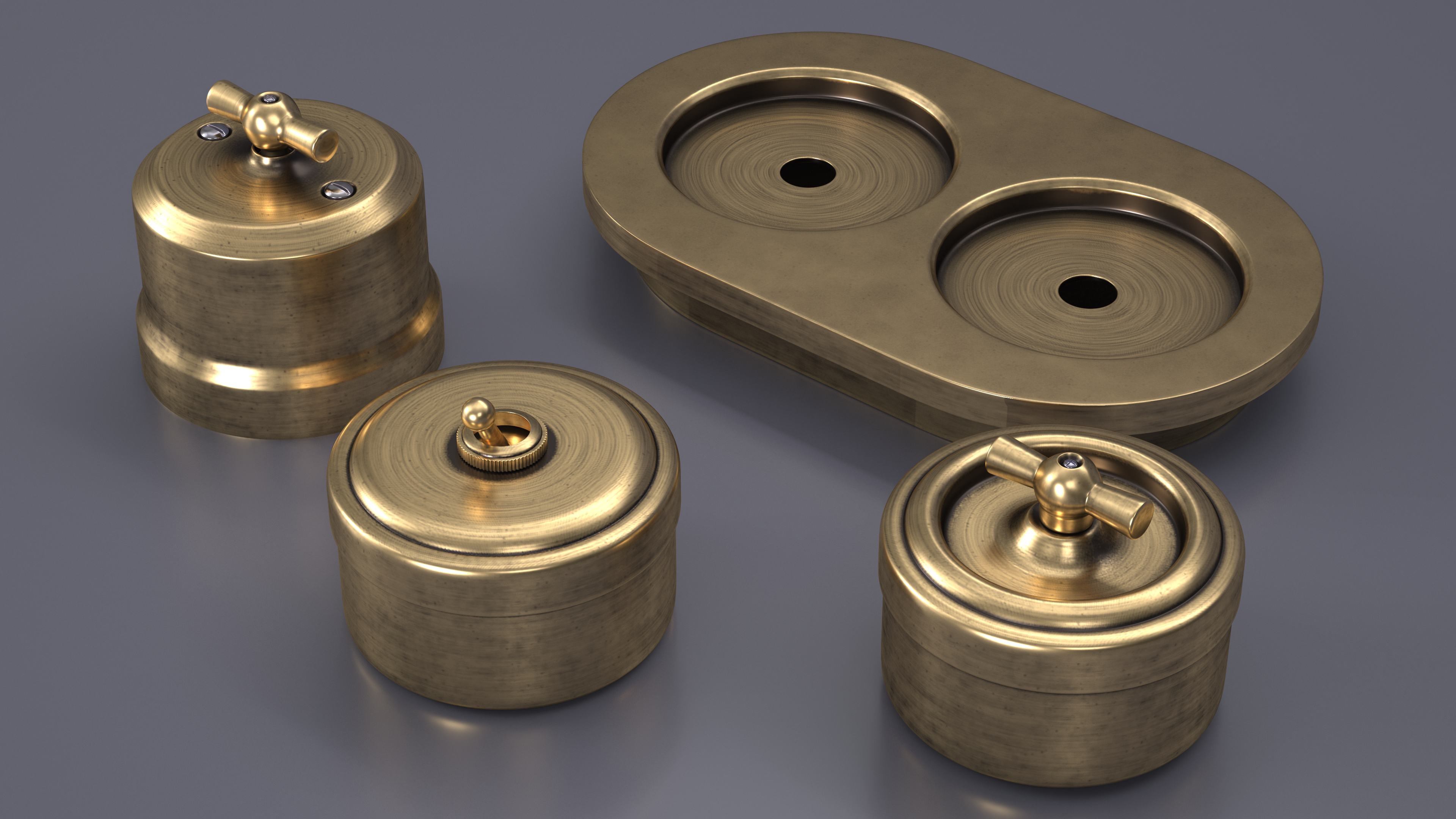 Retro Brass Switches, view 5