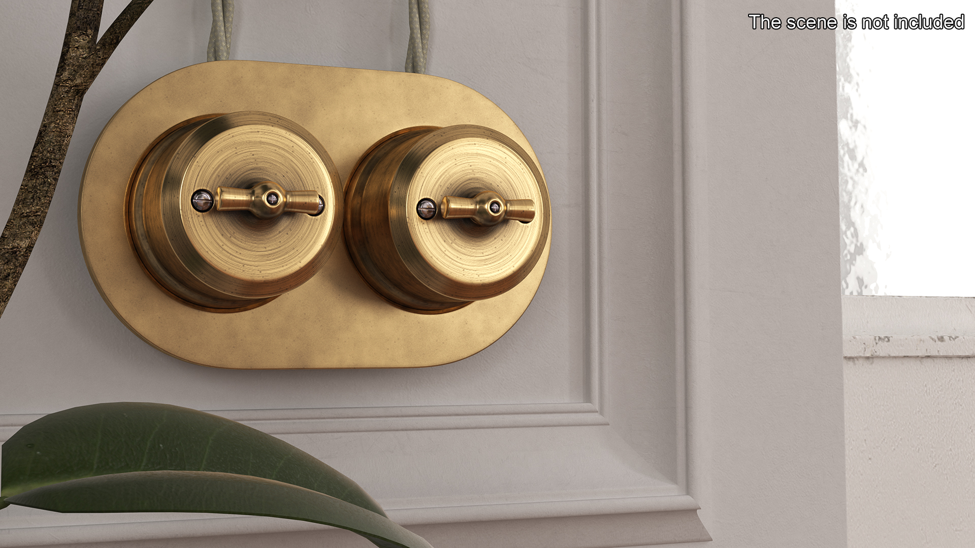 3D model Retro Brass Switches