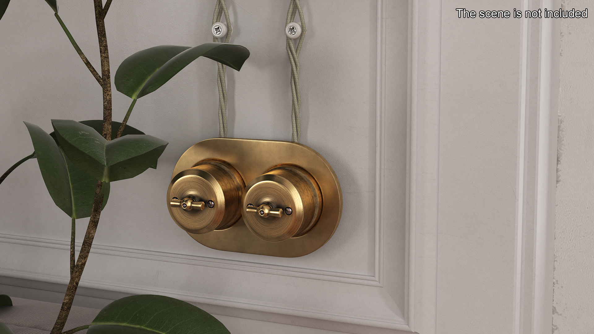 3D model Retro Brass Switches
