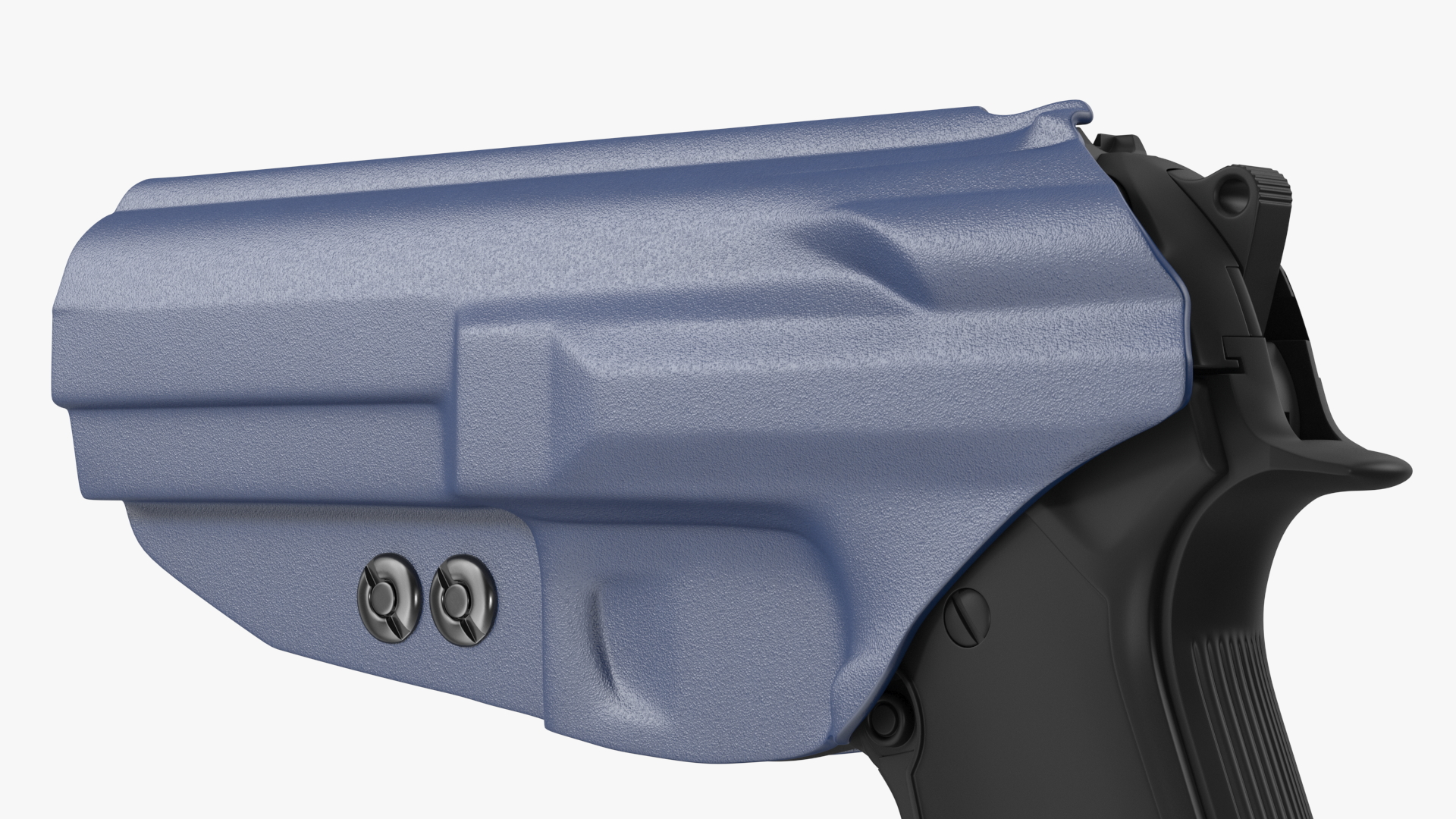 Holster Beretta 92 Kydex Blue 3D model
