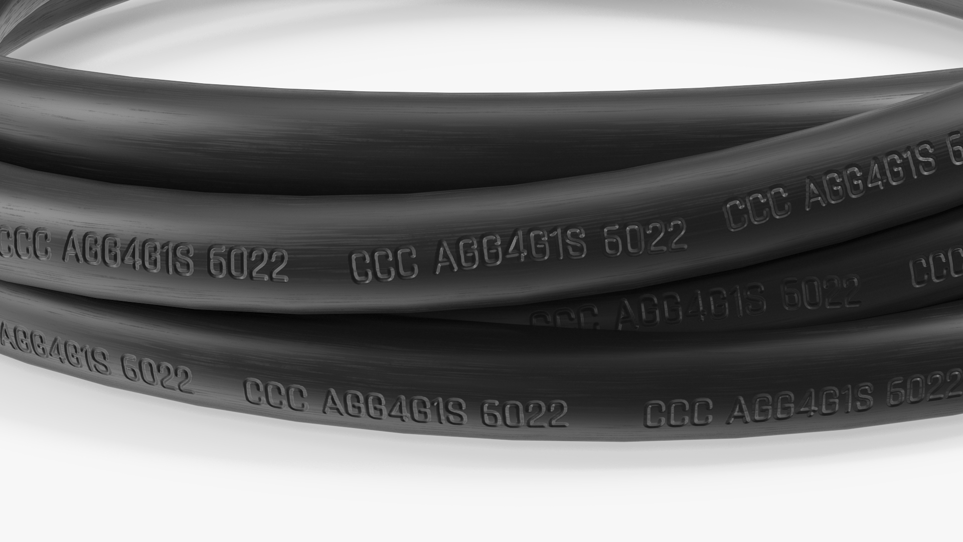 PC Power Cord European 3D
