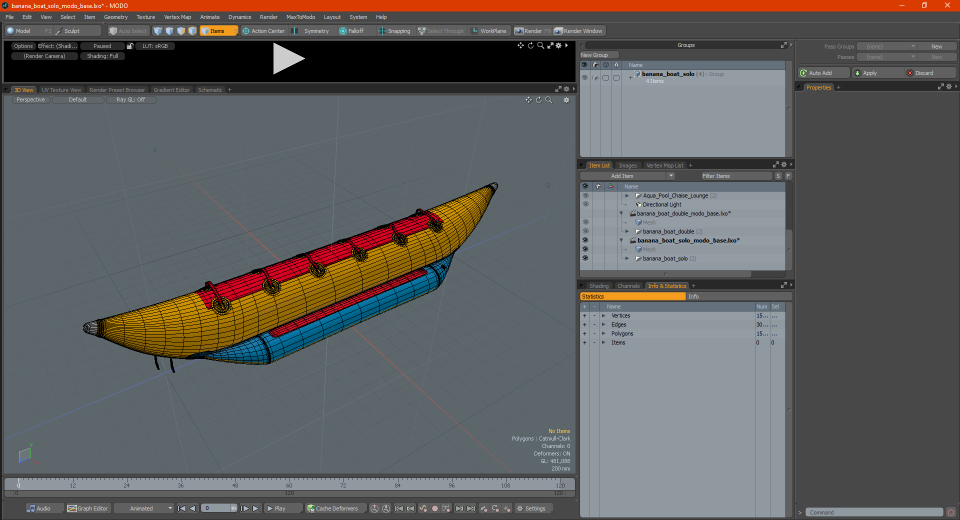 3D Banana Boat Solo