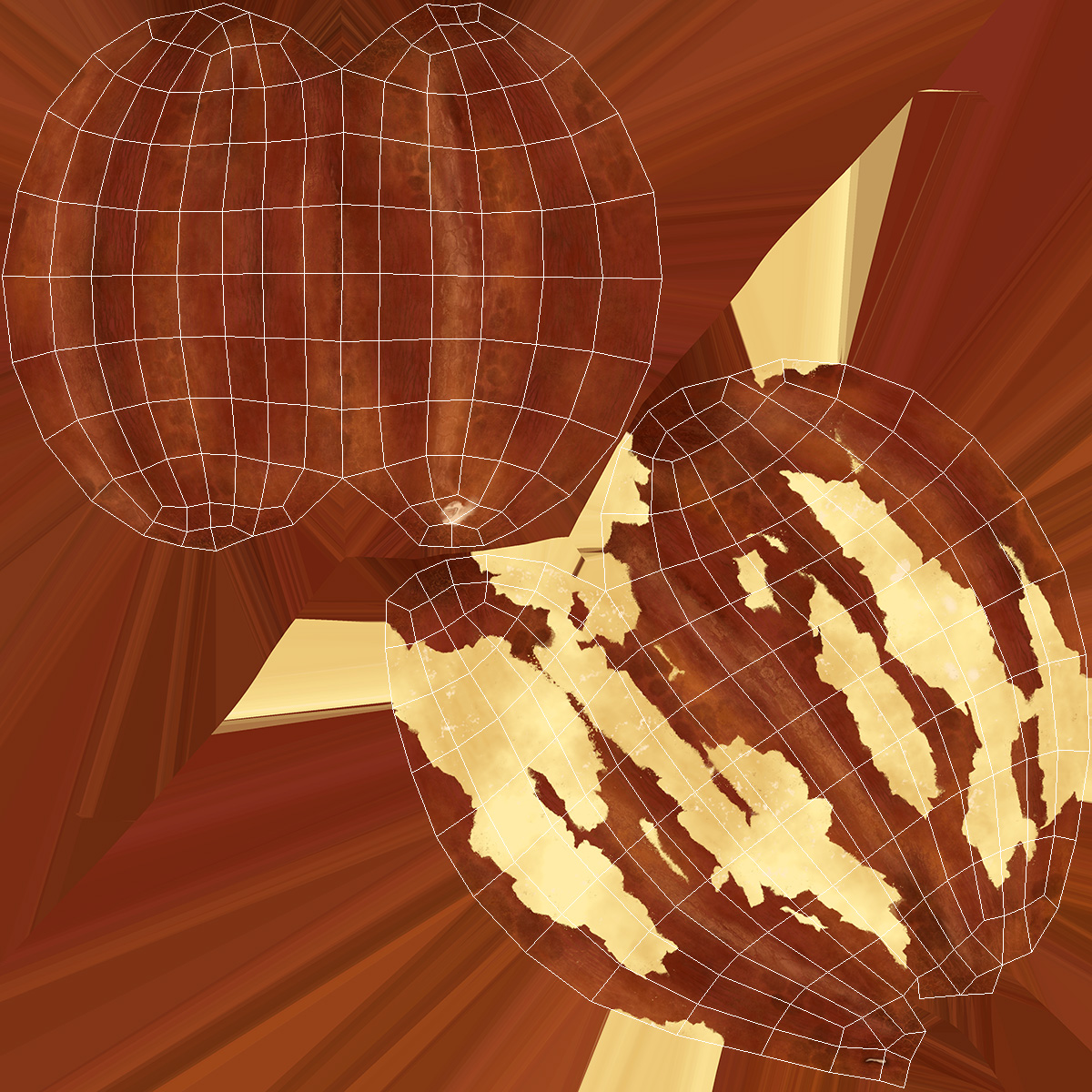 3D model Brazil Nut