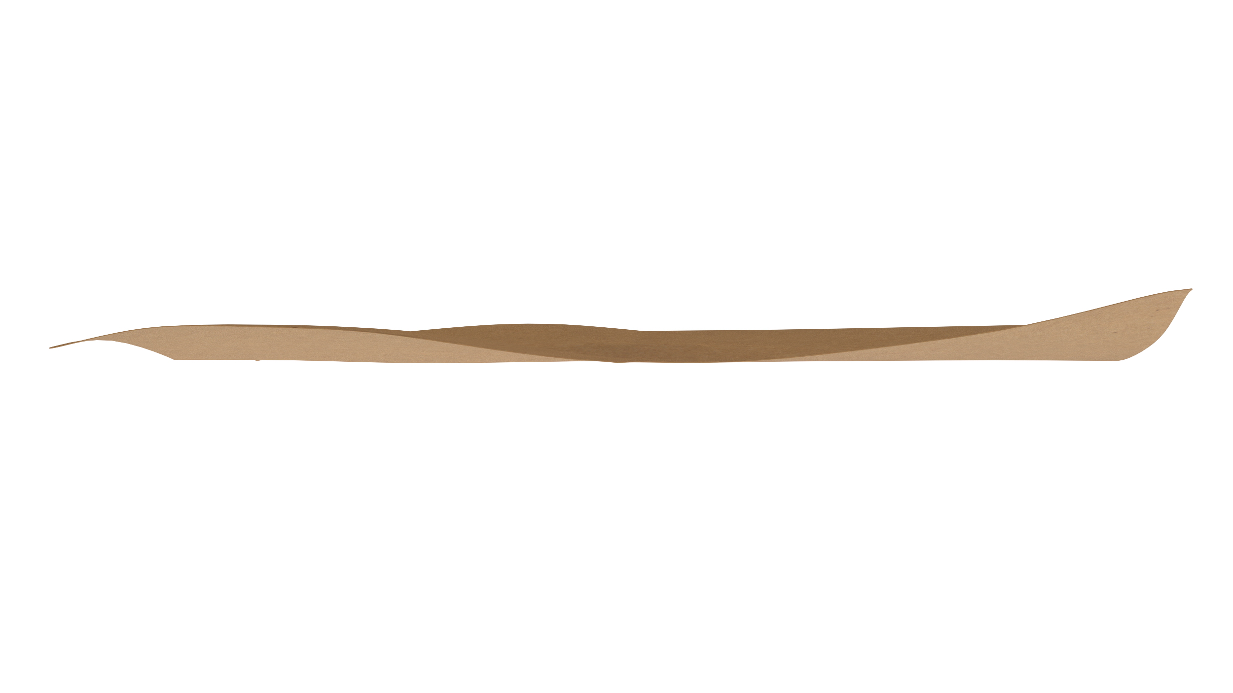 Kraft Paper Sheet Folded in Four 3D