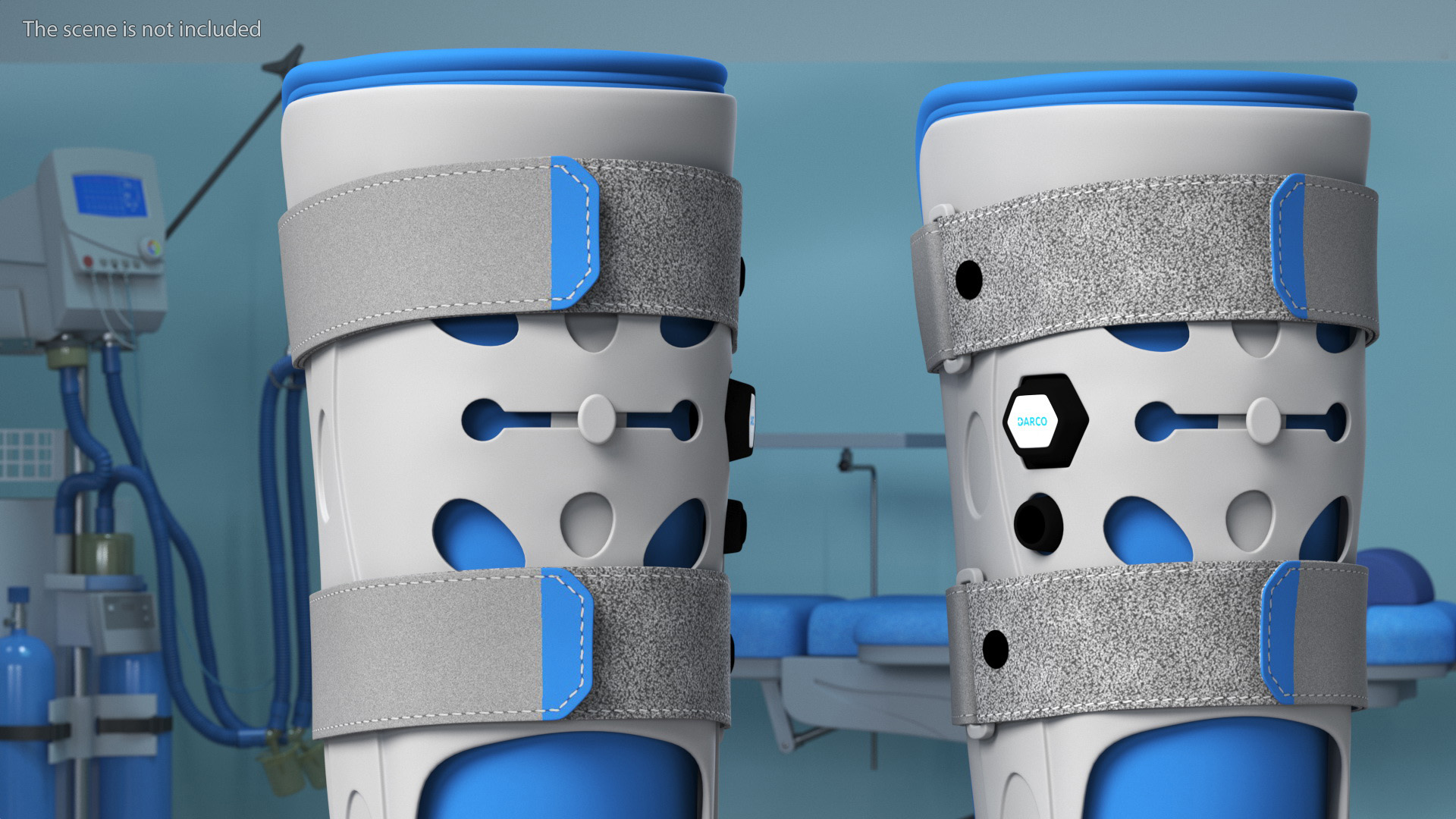 3D Feet Orthotics Darco with Off-Loading Shoes for 3D Print