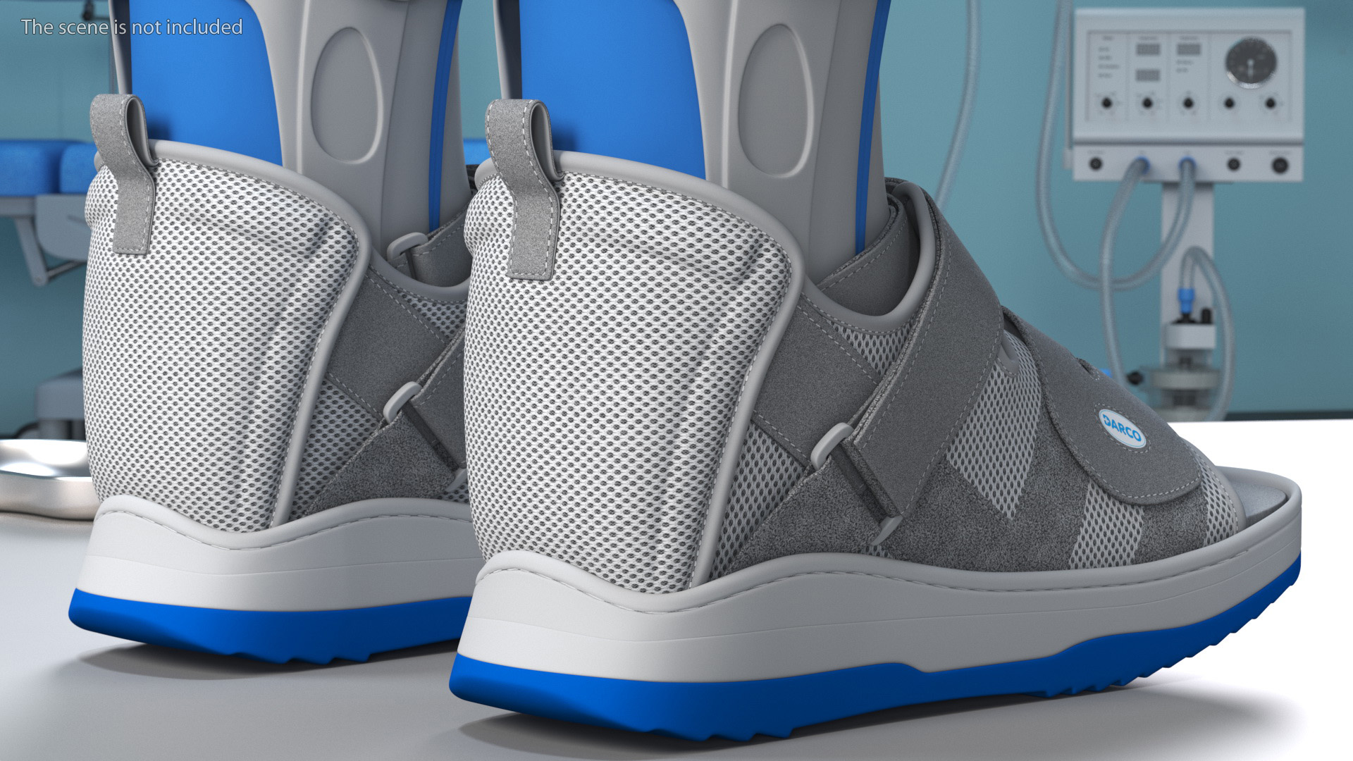 3D Feet Orthotics Darco with Off-Loading Shoes for 3D Print
