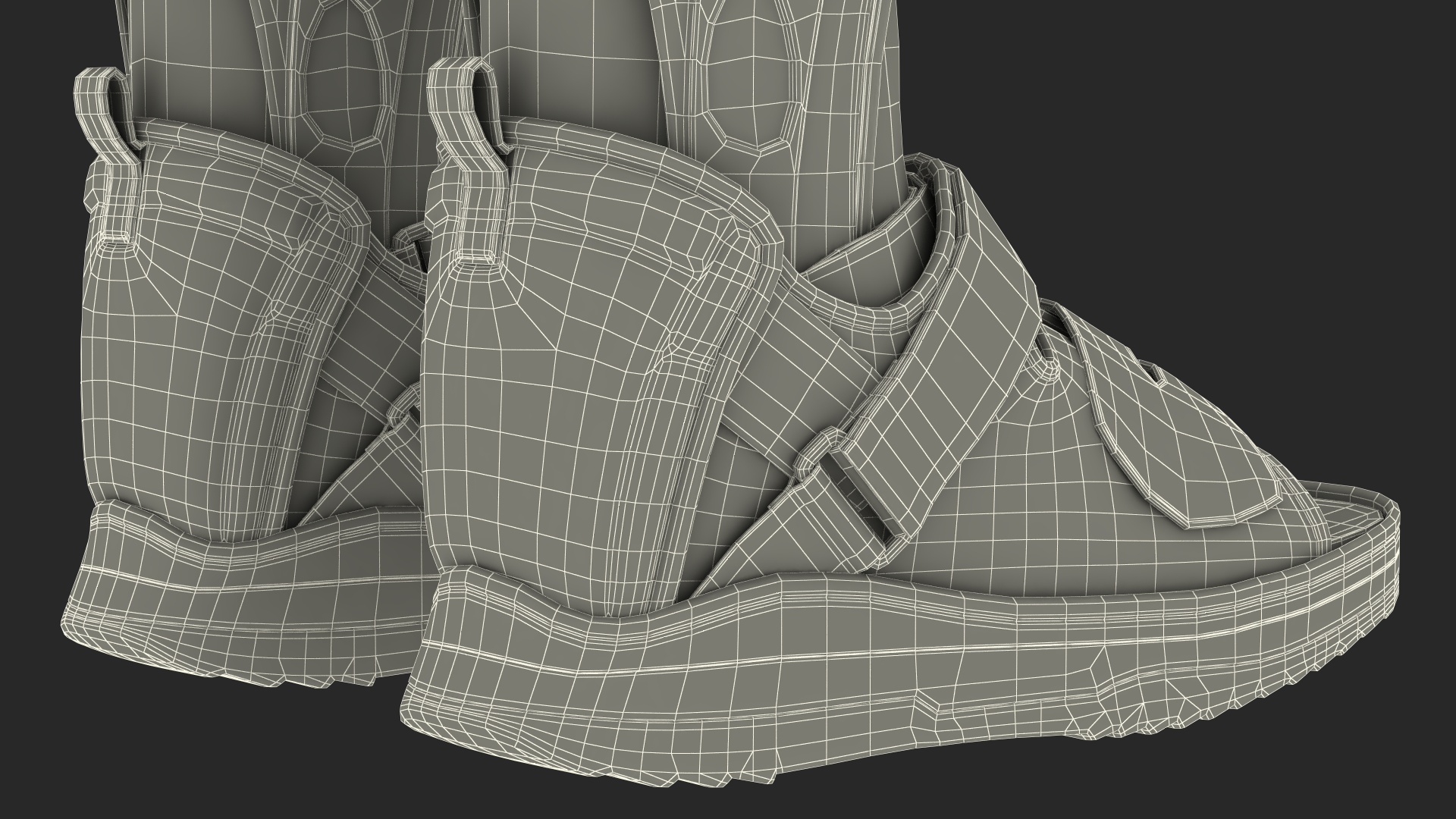3D Feet Orthotics Darco with Off-Loading Shoes for 3D Print