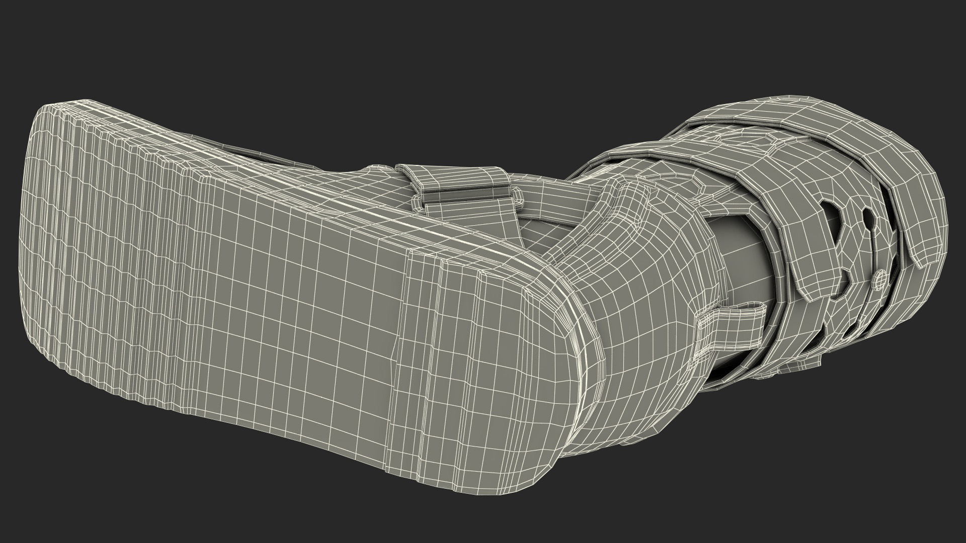 3D Feet Orthotics Darco with Off-Loading Shoes for 3D Print