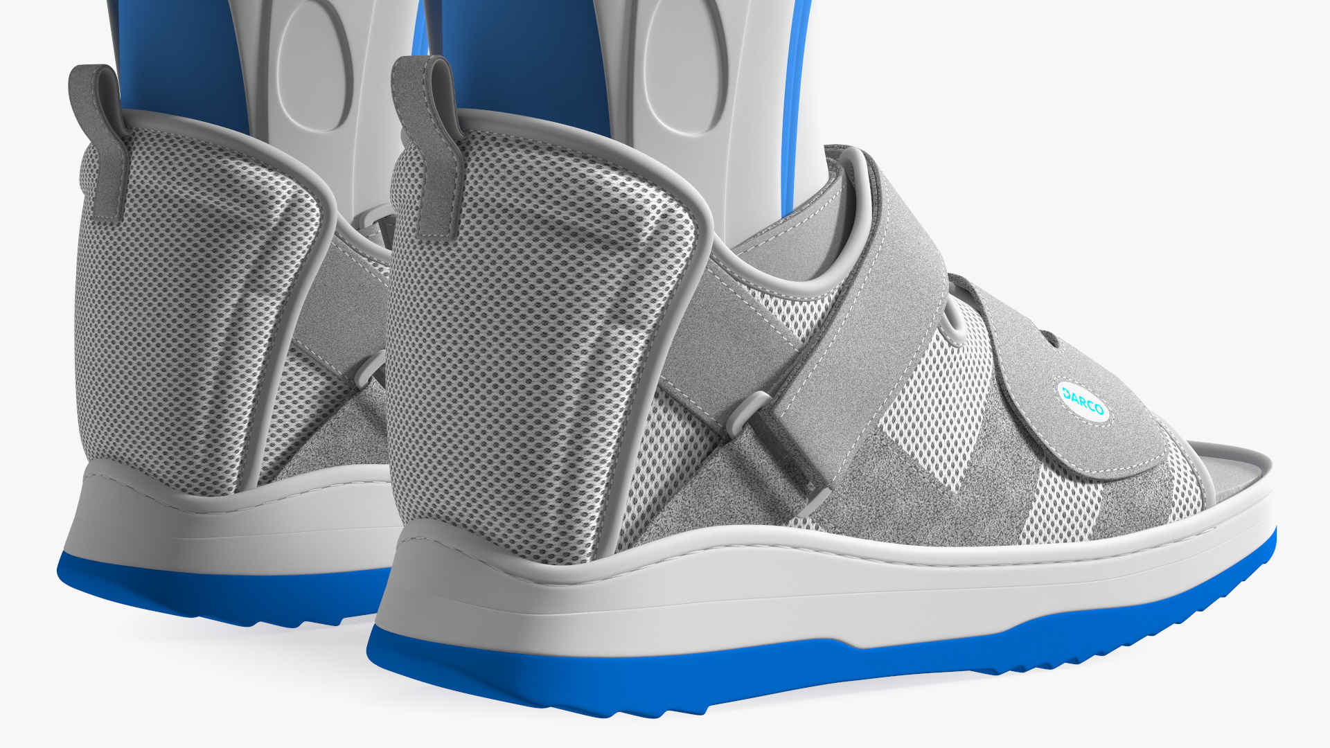 3D Feet Orthotics Darco with Off-Loading Shoes for 3D Print