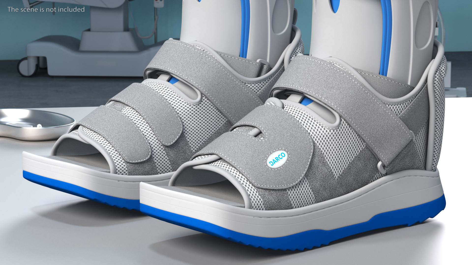3D Feet Orthotics Darco with Off-Loading Shoes for 3D Print