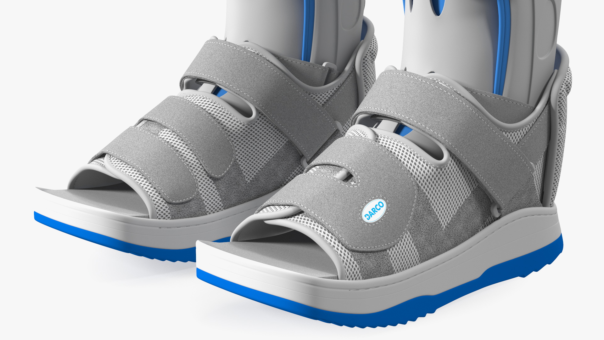 3D Feet Orthotics Darco with Off-Loading Shoes for 3D Print