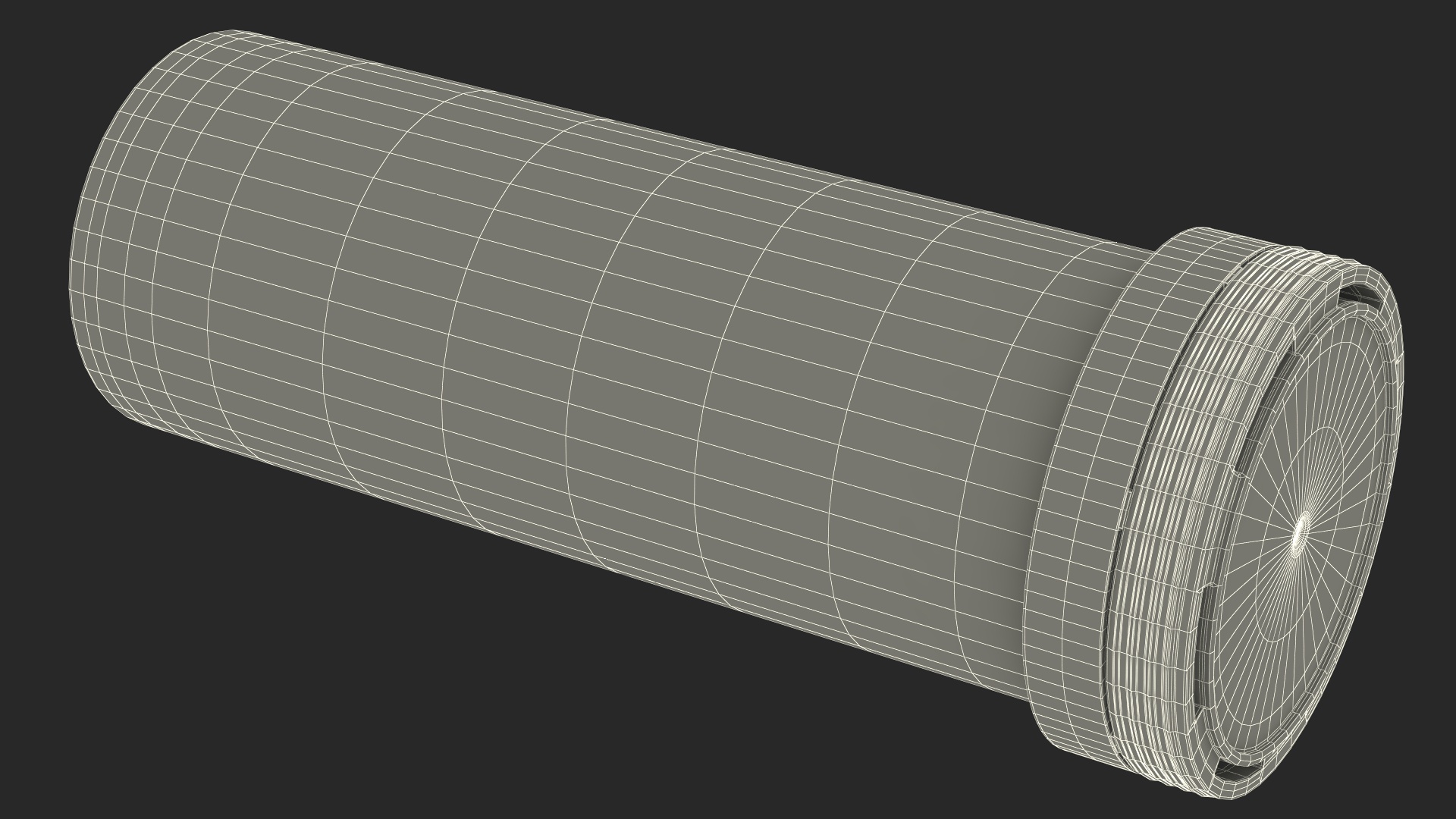 Tube Aspirine Package 10 Tabs 3D model