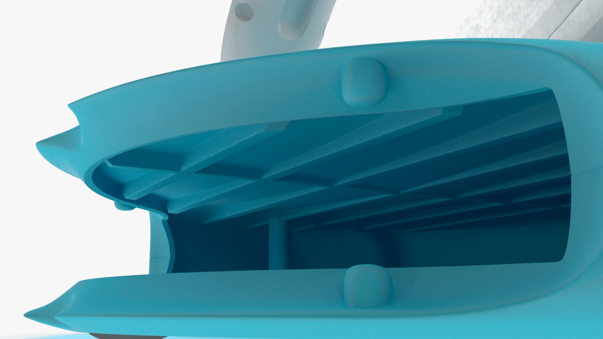 3D model Portable Herb Cutter Blue