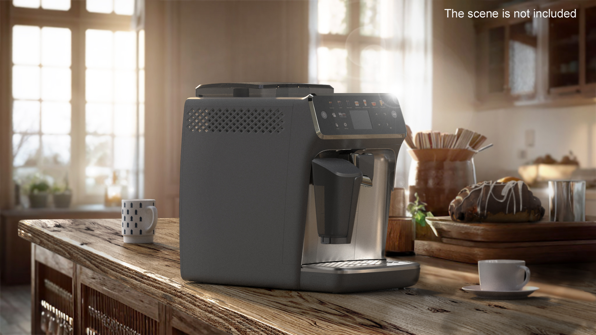 3D Automatic Espresso Machine Grey