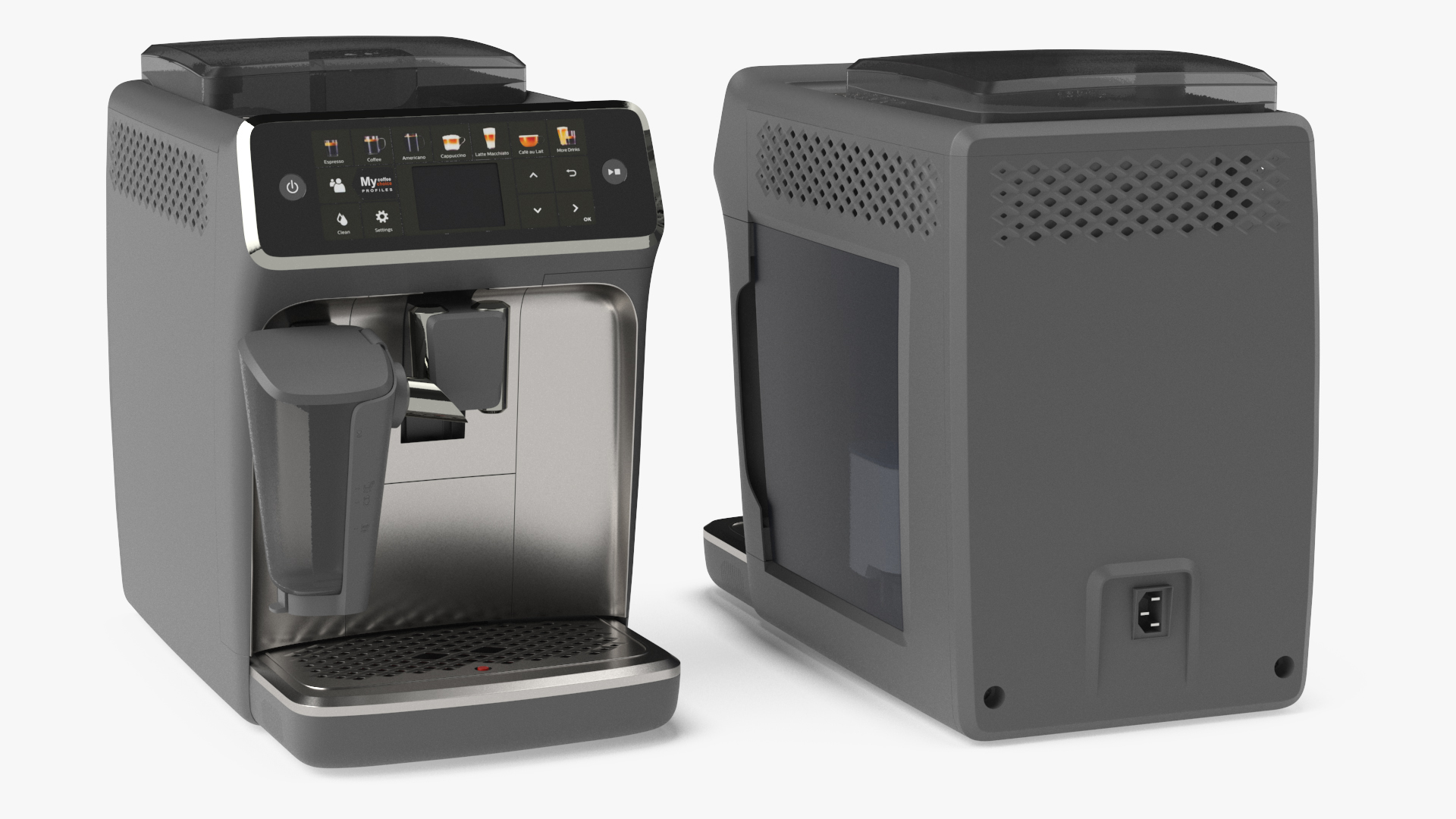 3D Automatic Espresso Machine Grey
