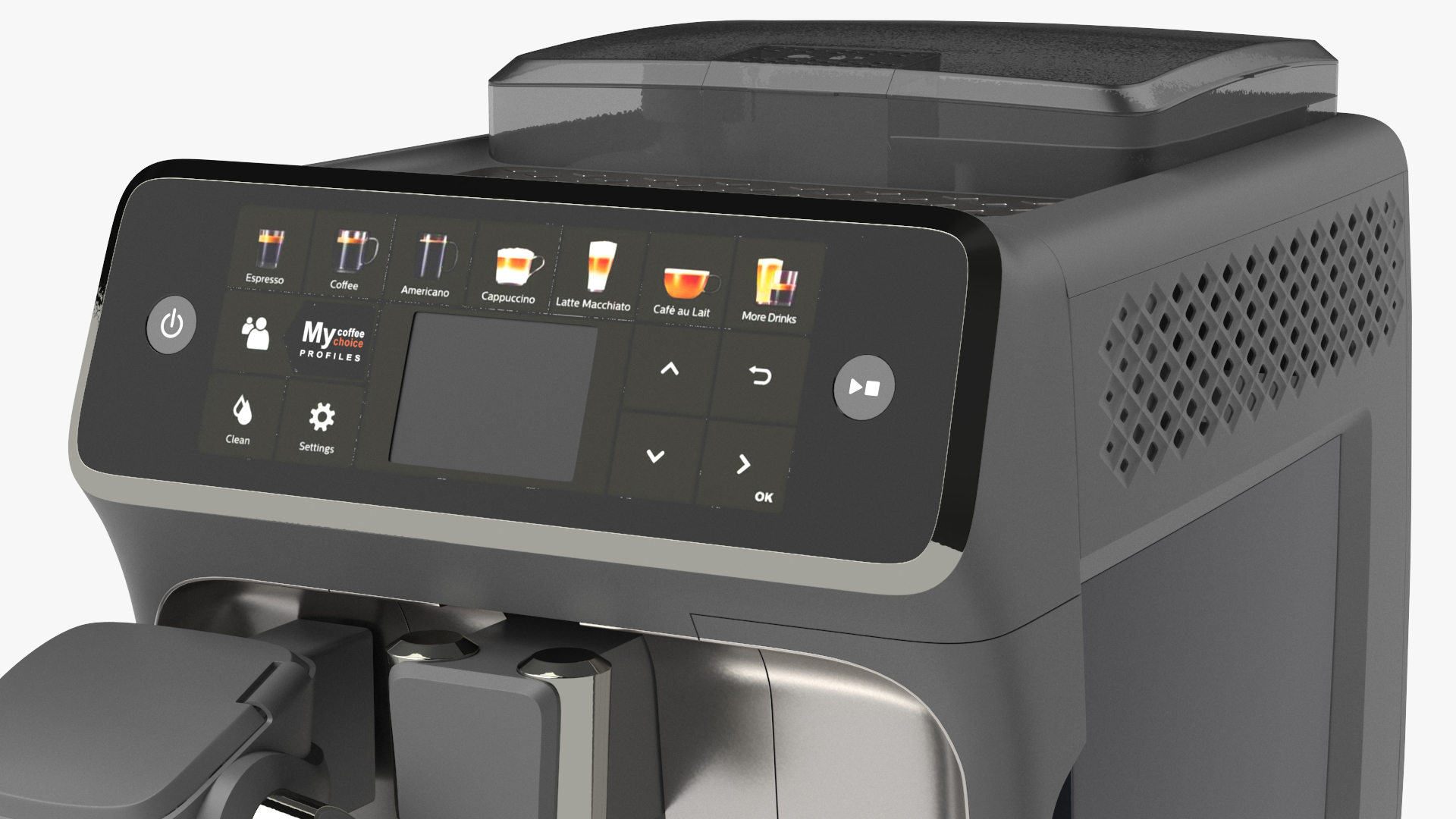 3D Automatic Espresso Machine Grey