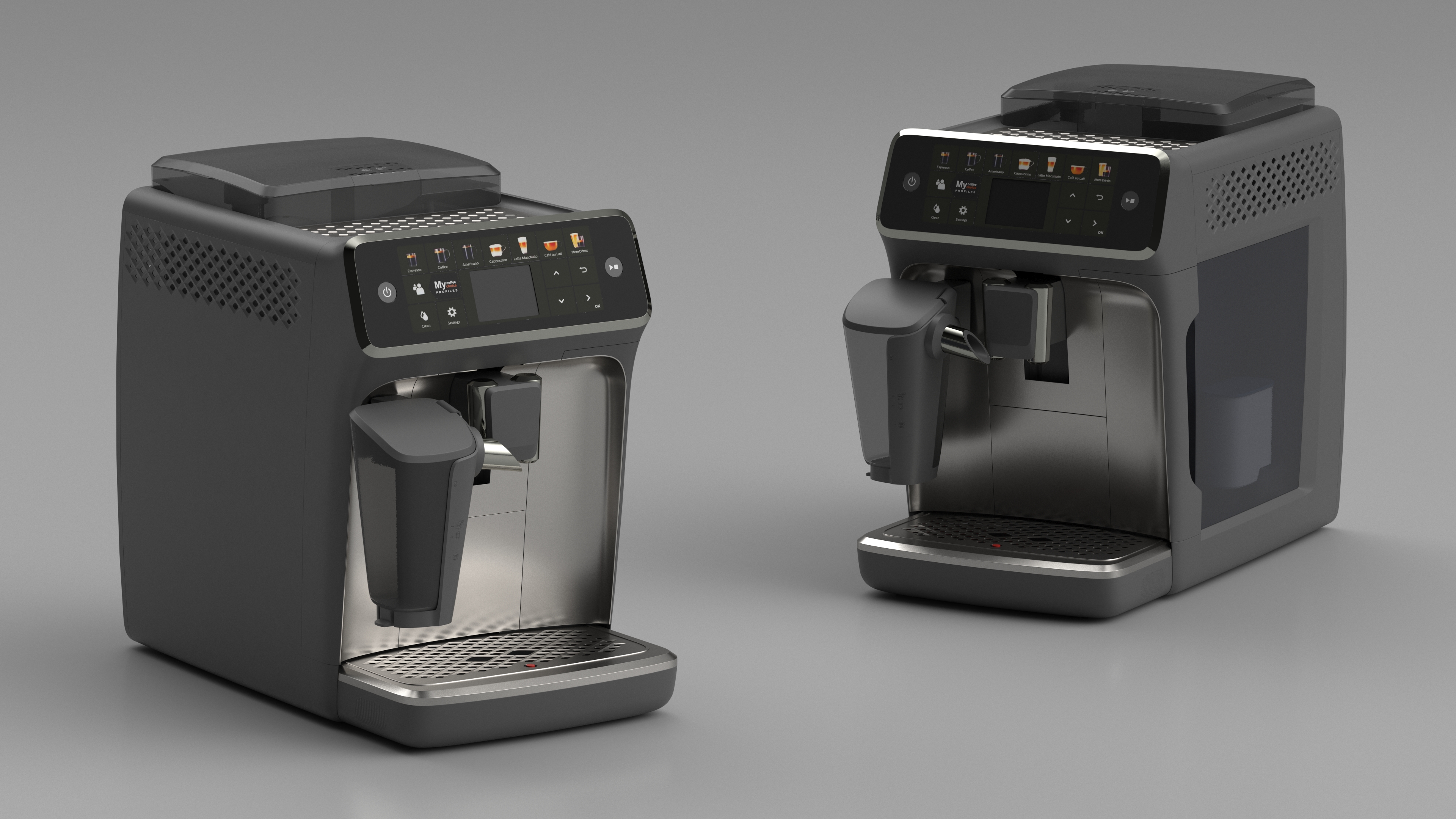 3D Automatic Espresso Machine Grey