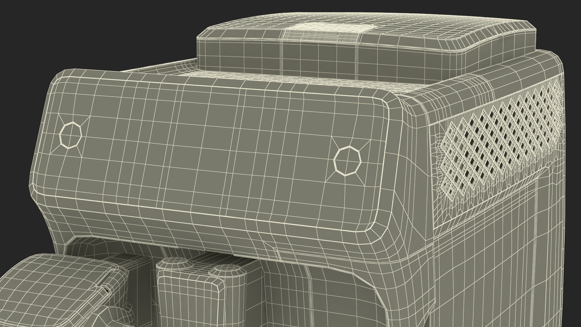 3D Automatic Espresso Machine Grey