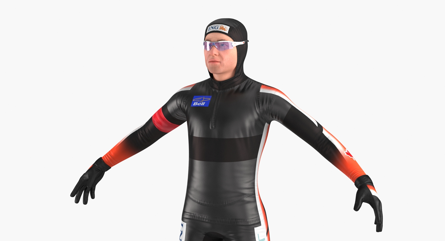 Speed Skater 2 3D model