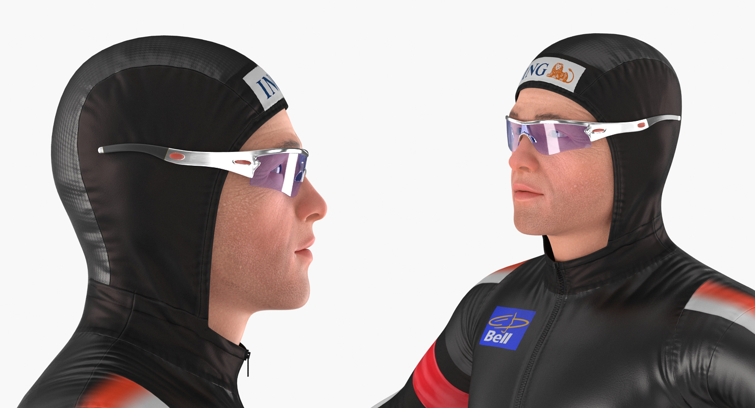 Speed Skater 2 3D model