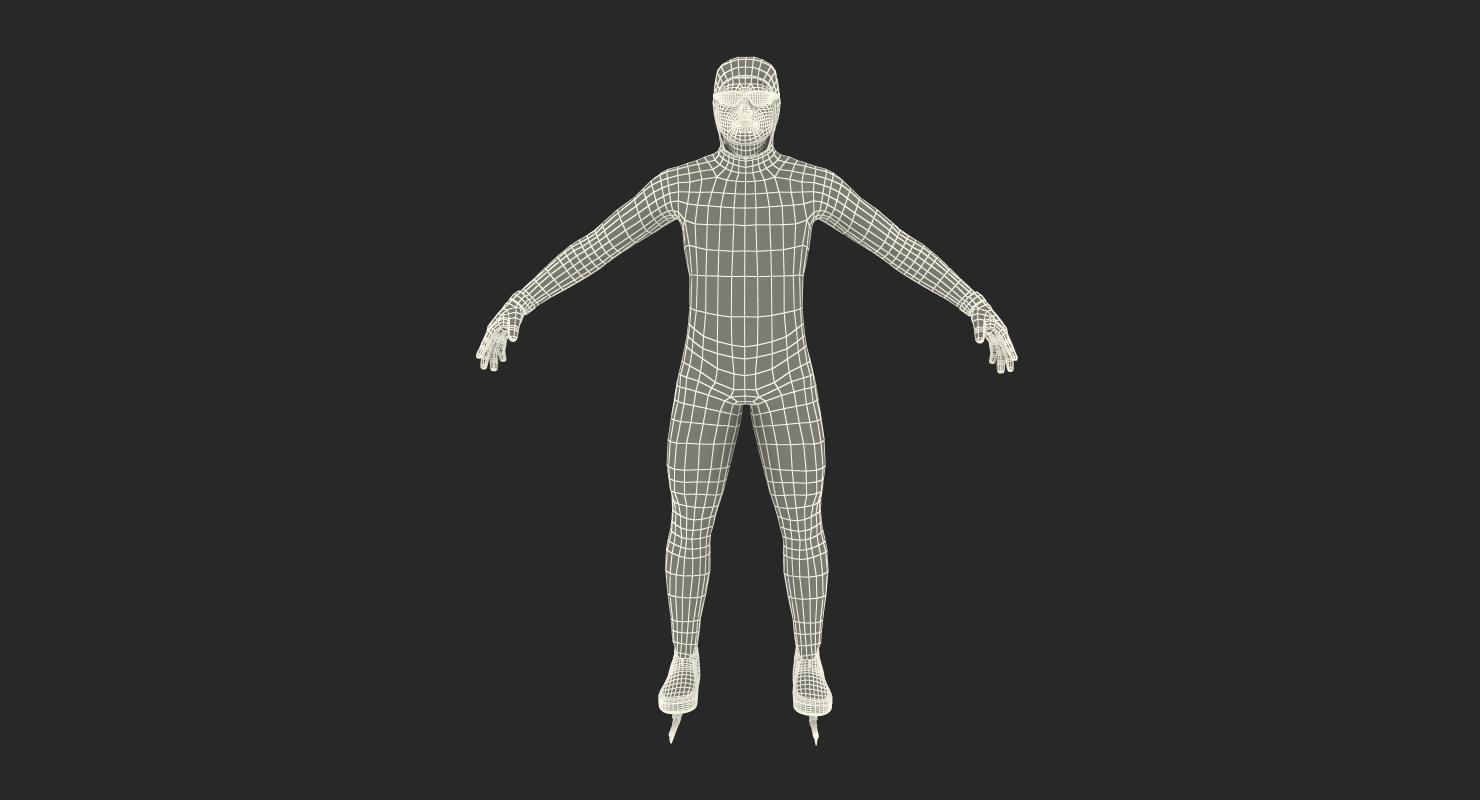 Speed Skater 2 3D model