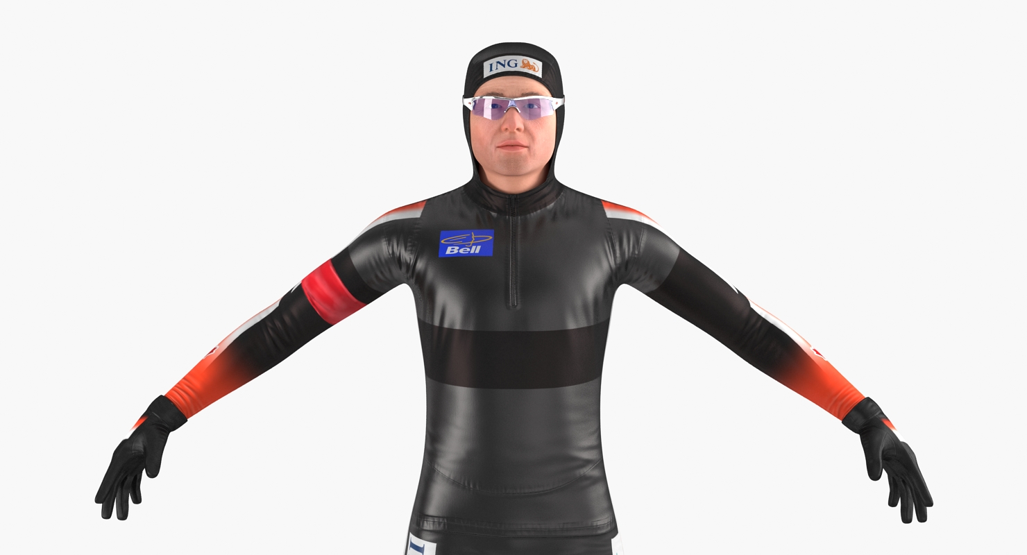 Speed Skater 2 3D model