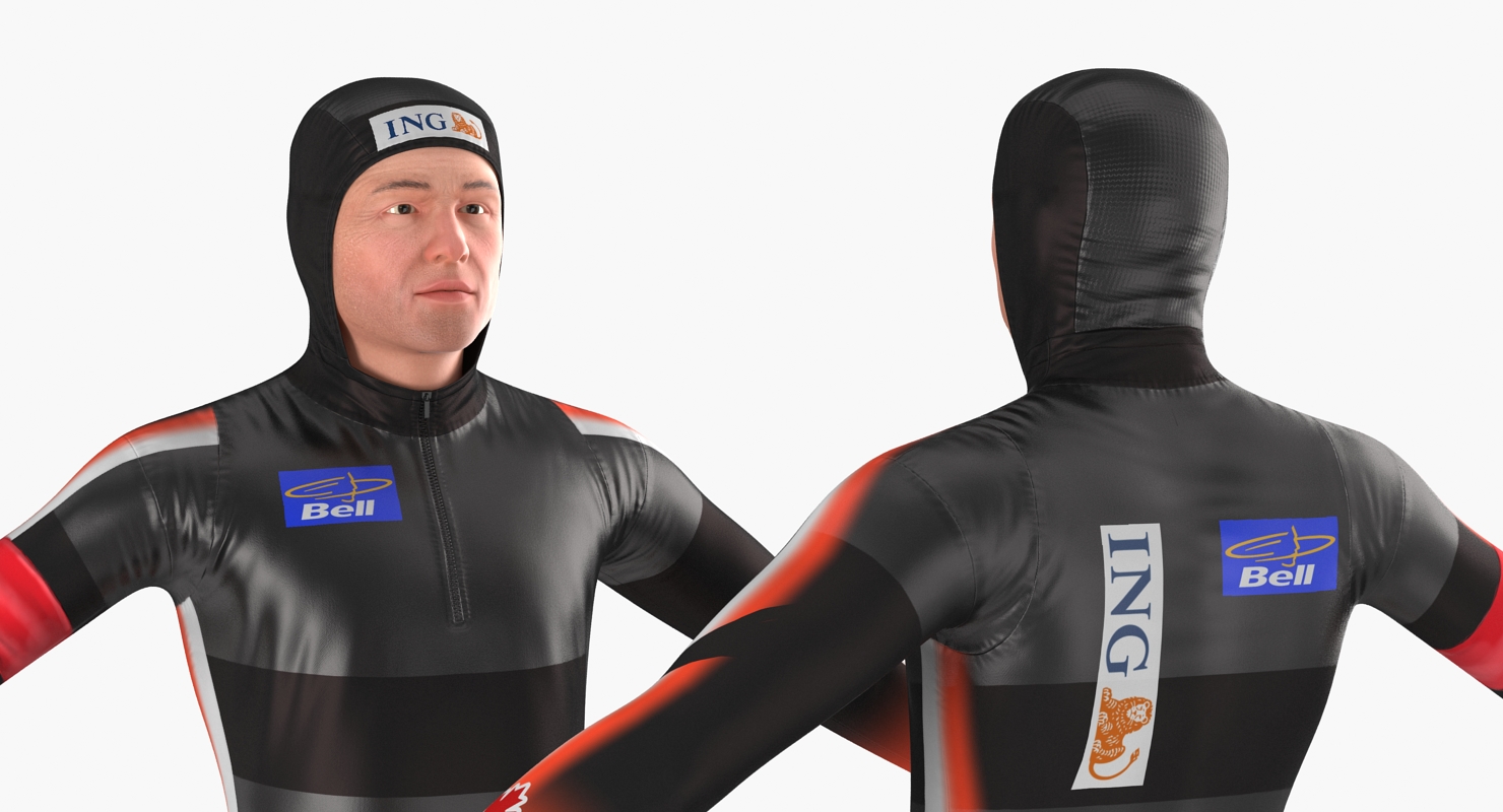 Speed Skater 2 3D model
