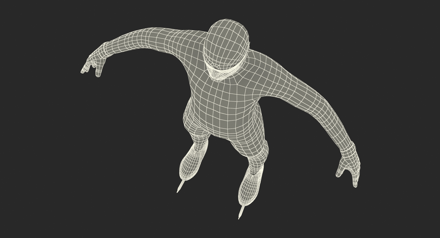 Speed Skater 2 3D model