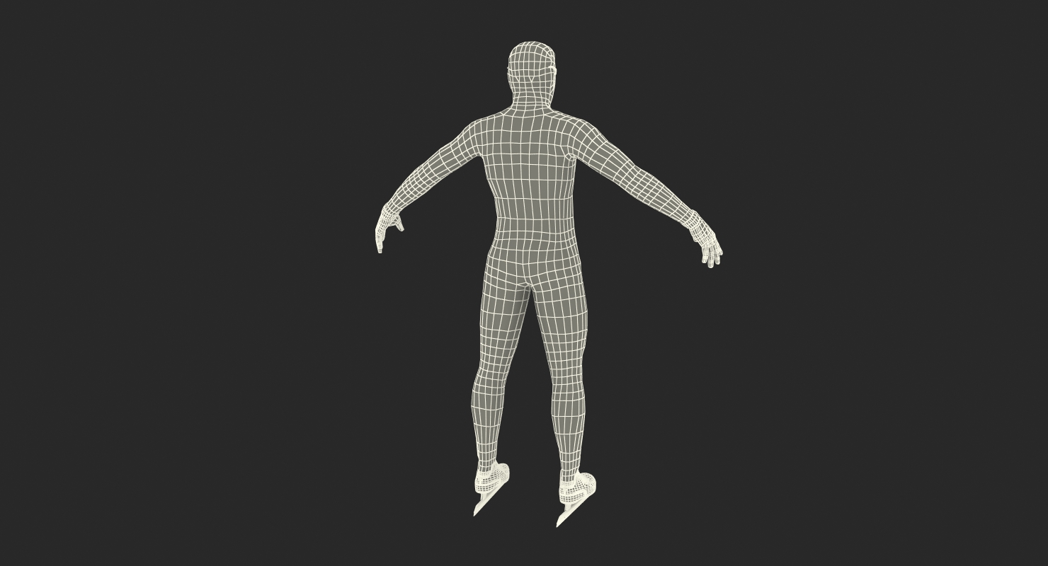 Speed Skater 2 3D model