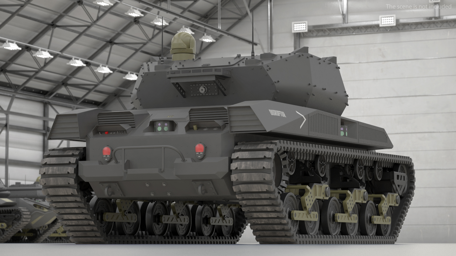 3D model Ripsaw M5 Electric Tank Rigged