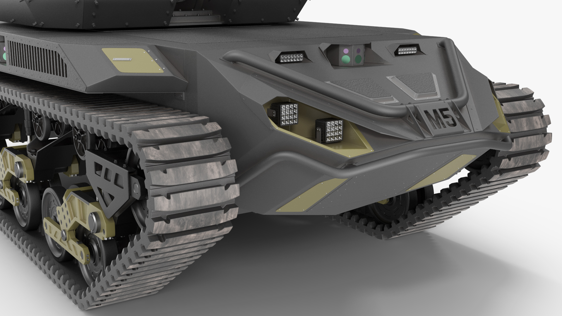 3D model Ripsaw M5 Electric Tank Rigged