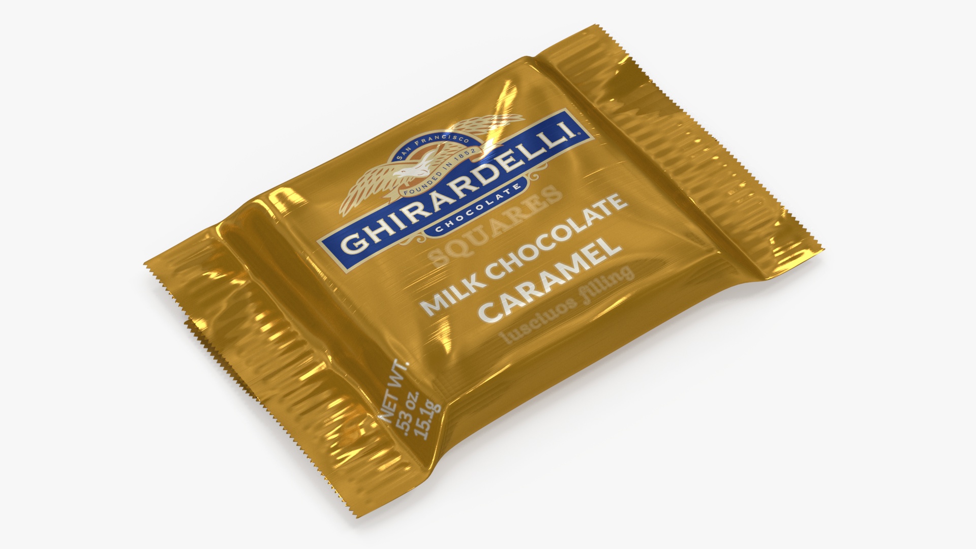 Ghirardelli Milk Chocolate Caramel 3D model
