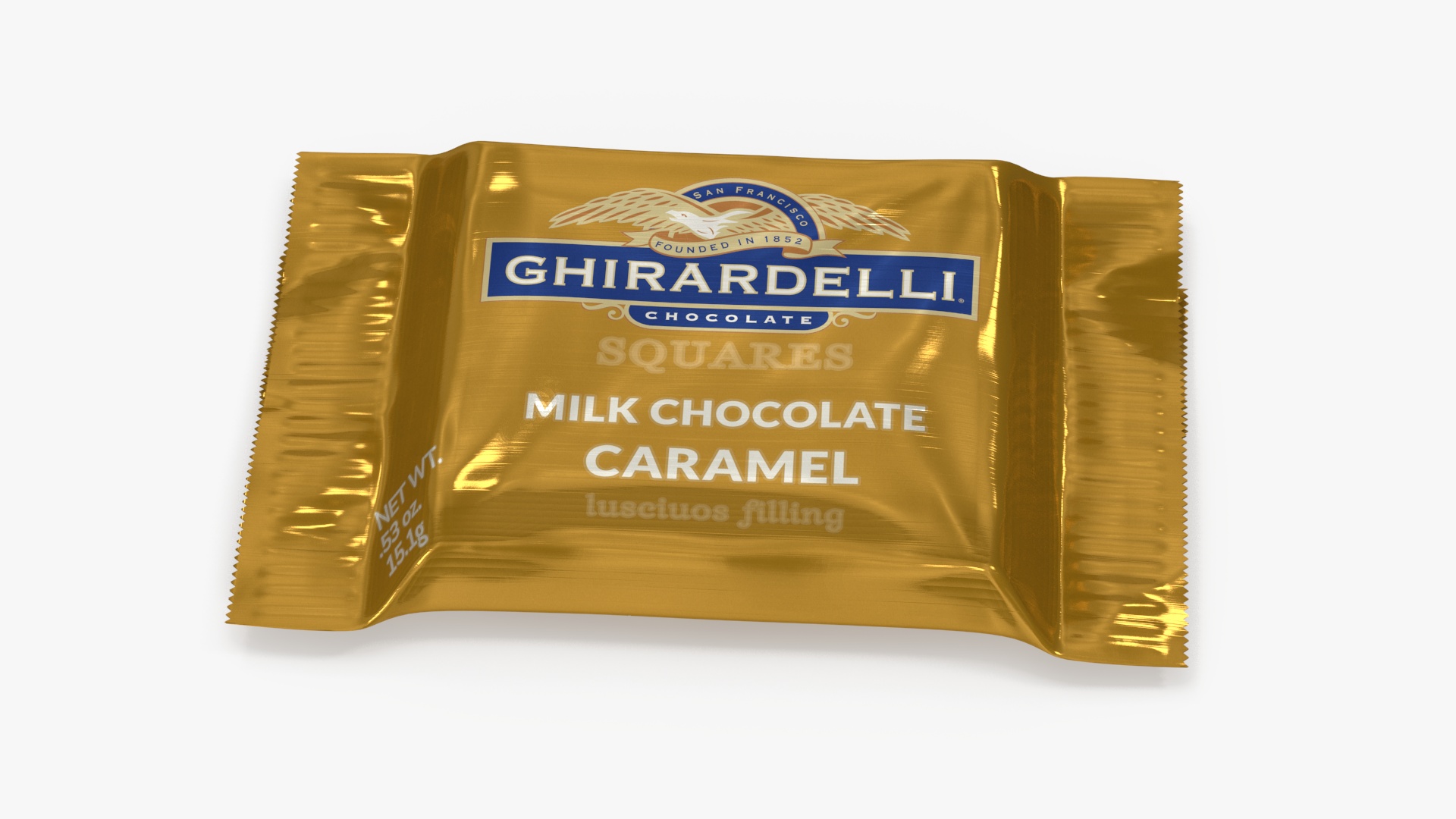 Ghirardelli Milk Chocolate Caramel 3D model