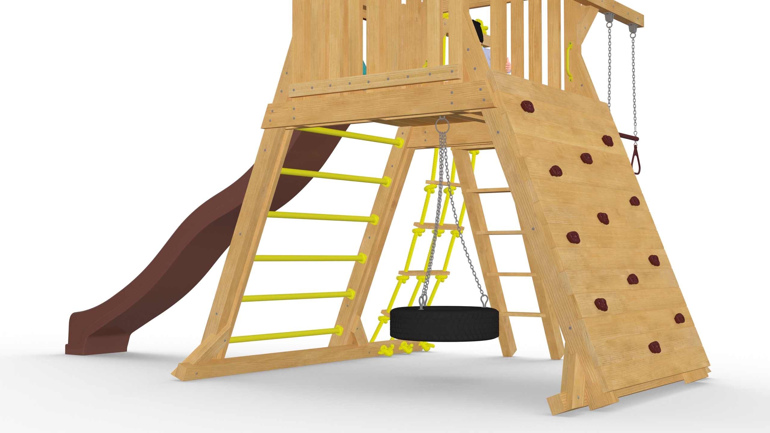 3D model Toddler Children on Slide