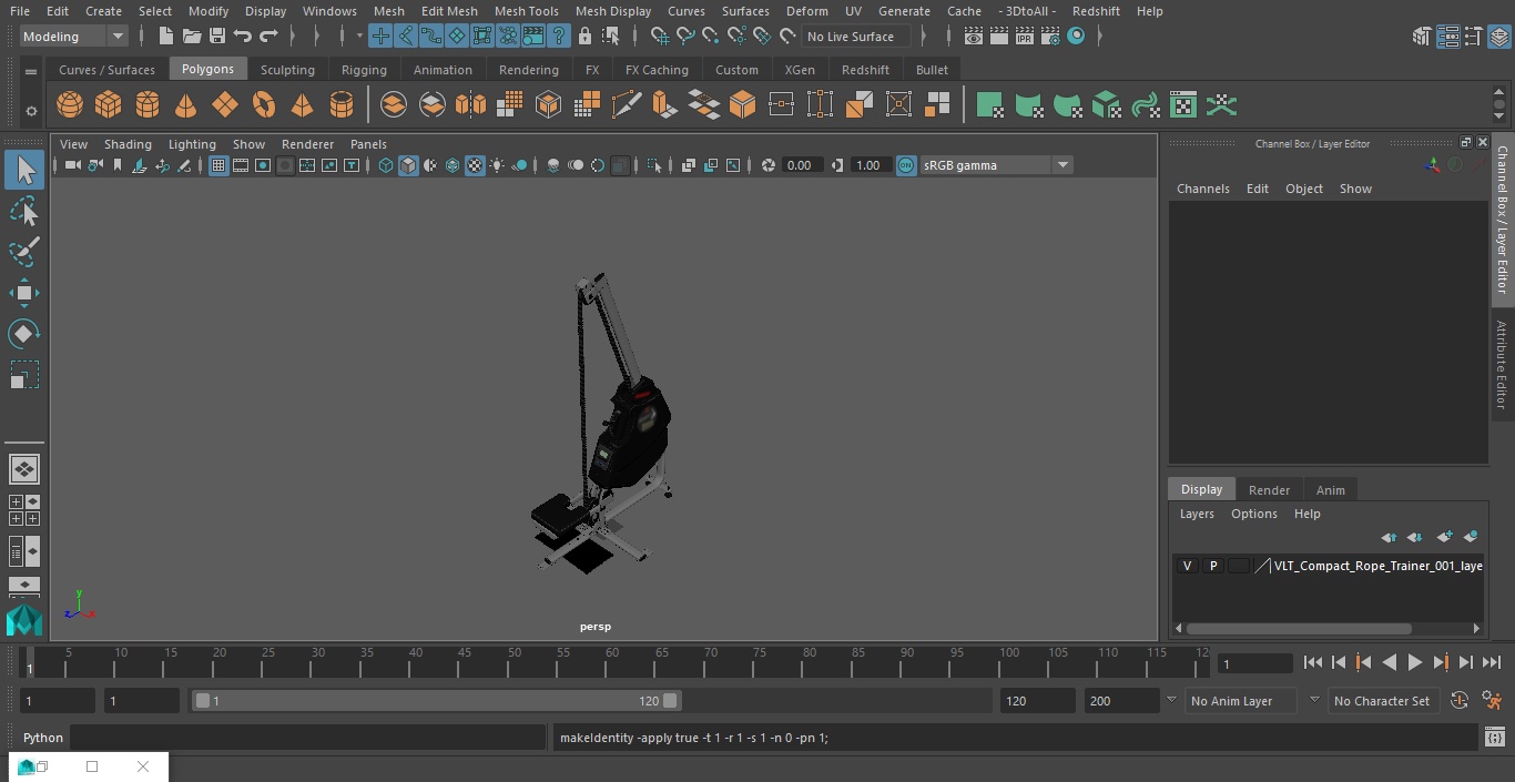 VLT Compact Rope Trainer 3D model