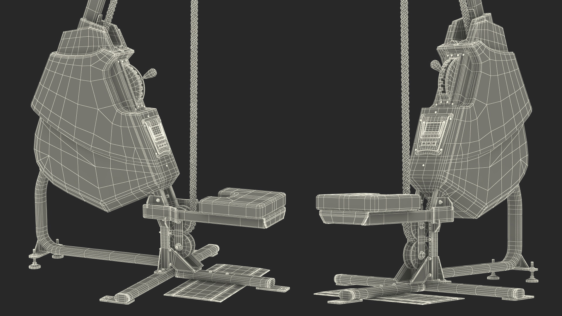VLT Compact Rope Trainer 3D model
