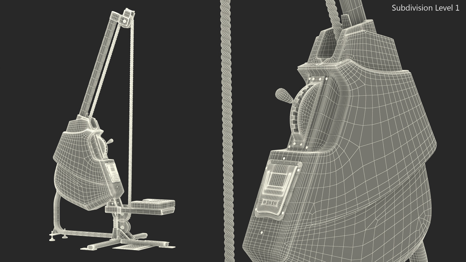 VLT Compact Rope Trainer 3D model