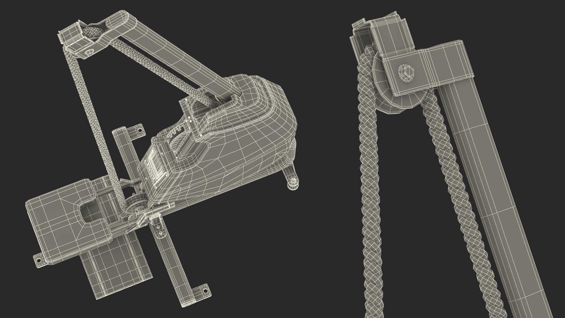 VLT Compact Rope Trainer 3D model